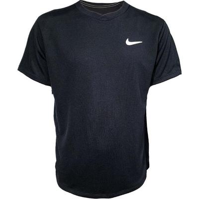 Футболка Court Dri-FIT Victory Solid Logo с коротким рукавом, детские топы, черная CV7565-010