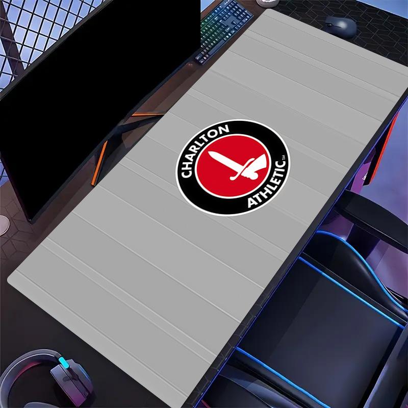 Charlton Athletic F.C Print Cushion Non-slip Laptop Tablet Big Mousepad XXL Mat Mini PC Playmat With Lock edge