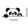 Vinyl Car 3D Panda Stickers Universal Simulation Panda Cars Decal  Car-Styling