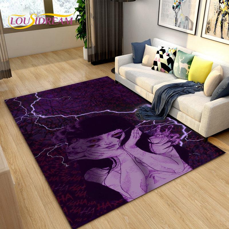 Junji Ito Tomie Kawakami Ghost Area Rug Большой ковер для гостиной Спальня Диван Коврик Украшение, детский нескользящий напольный коврик