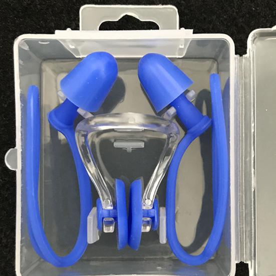 Swimming Earplug Compact Strong Toughness Comfortable Fit Swim Nose Clip Water-resistant Swimmers Earplug Swimming Earplug Diving Use