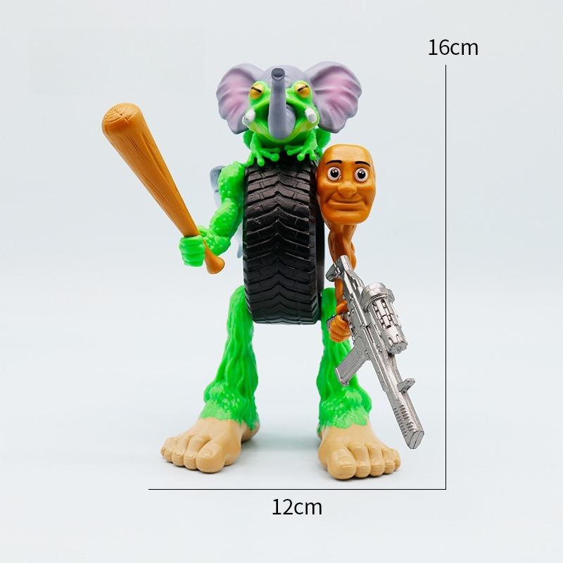 34 Стиль Итальянские Фигурки Игрушки Тунг Тунг Тунг Сахур Тралалеро Тралала Аниме Экшн Фигурки Орнамент Украшения Декор