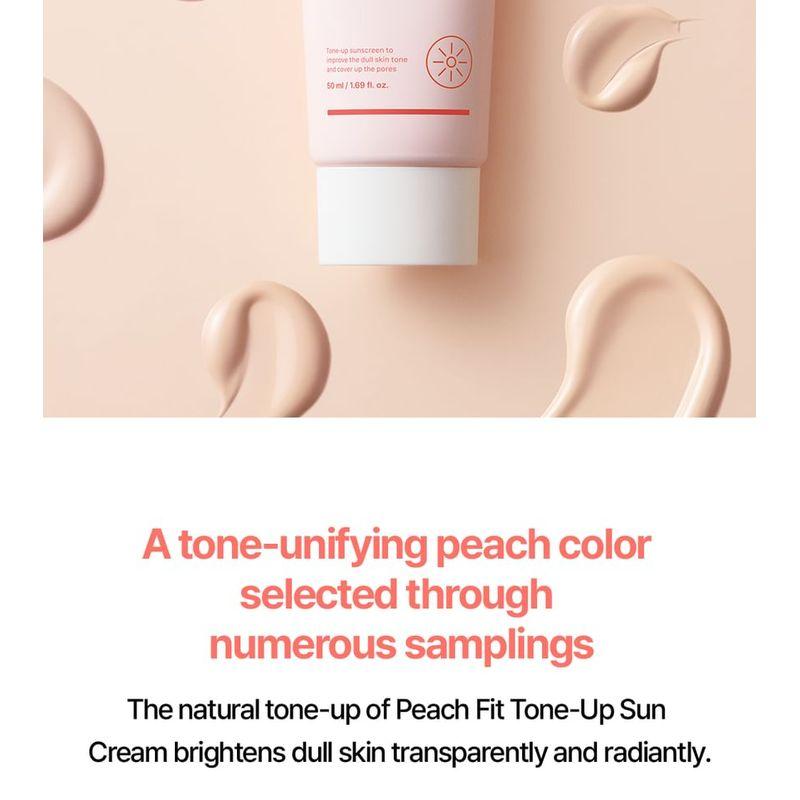 Realbarrier - Peach Fit Tone-Up Sun Cream