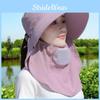 Women Sunshade Stylish Hat With Neck Protection Spring Summer Outdoor Activities
