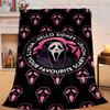 1PC Horror Movie Characters Flannel Blanket Gift, Suitable for Both Men And Women, Soft Ideal for Beds And Sofa, Birthday Or Christmas Gift