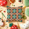 Art Nouveau Design Geometric Pillow Case Plush Fabric Soft DoubleSided Printed Sofa Warm Winter Home Gift Cushion Cover