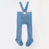Baby Girl Tights Cute Footed Pantyhose with Suspenders Stretch Overalls Stockings Infant Ribbed Knit Leggings