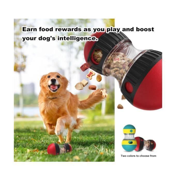 Jouet Chien Interactif, Jouet Distributeur Croquette Chat et Chien, Jeux Intelligence Chien, Jouet Chien Occupation pour Chiens de