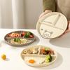 Тарелка для ужина «Фруктовый салат» с 3 отделениями, штабелируемая, круглая, для микроволновой печи, тарелки для торта и десерта, кухонная посуда