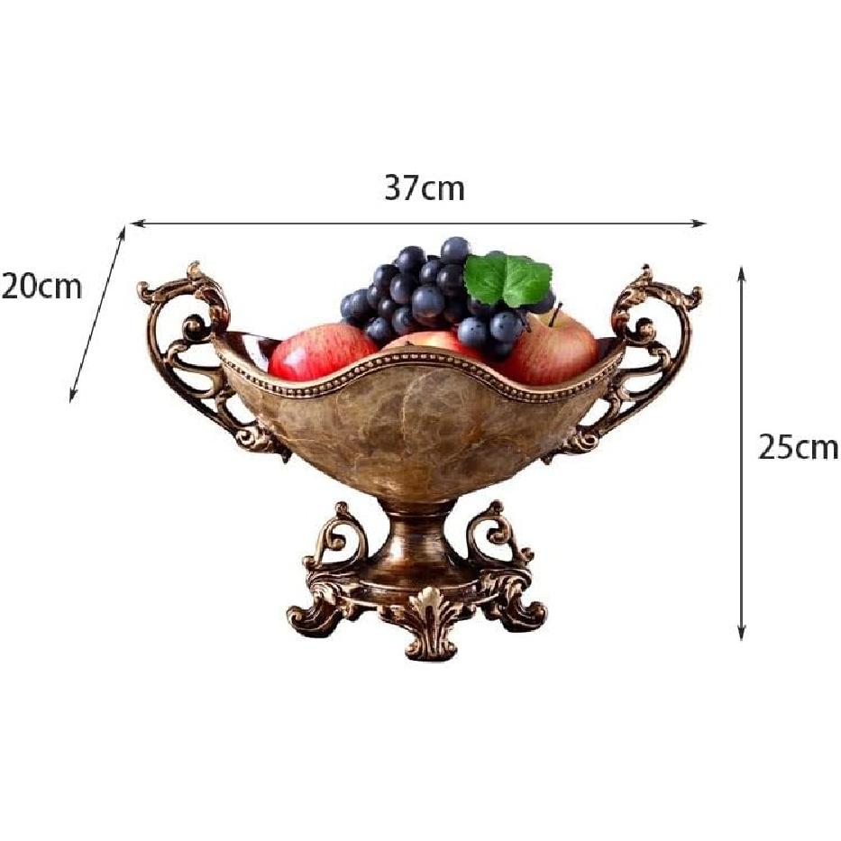 Фруктовница Корзина Европейский Стиль Фруктовая Тарелка Ретро Гостиная Конфетница Большая Бытовая Тарелка для Сухофруктов Украшения для Кофейного Столика Фрукты