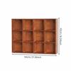 Rustic Pine Wall Shelf Multipurpose Storage Cabinet Display Rack for Organizing