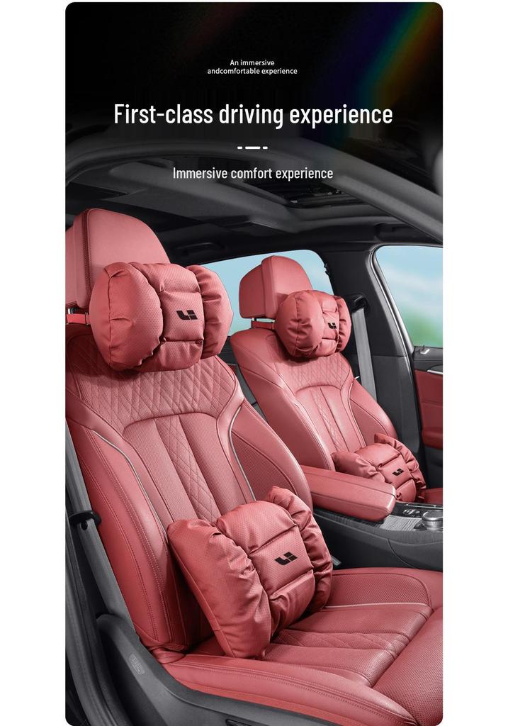 Подушка для подголовника и поясничной поддержки Li Auto L6-L9, i6, i8 - Защита шеи, Оригинальный цвет, Всесезонный комфорт.