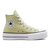 Converse Chuck Taylor All Star Lift Trend Легкие Износостойкие Высокие Эспадрильи Женские Зеленые и Белые