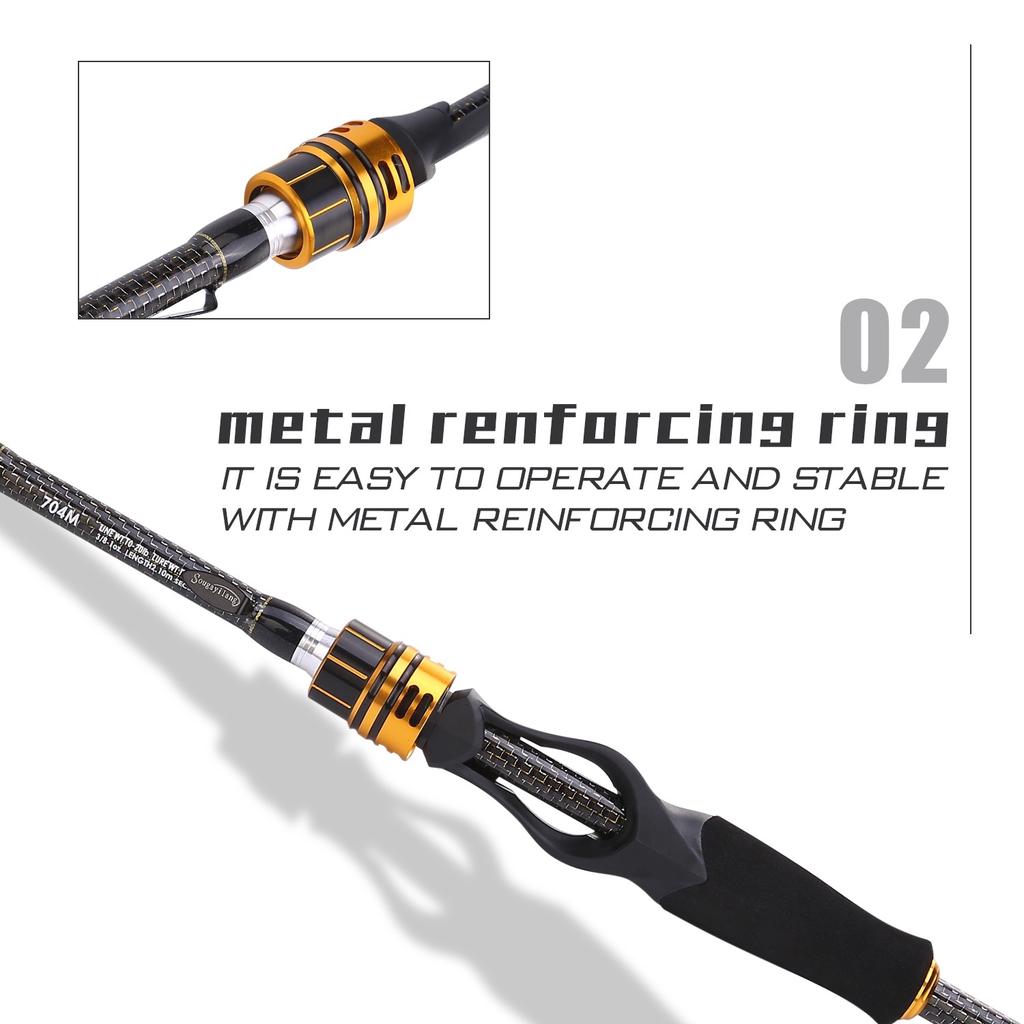 Кастинговая удочка с углеродным волокном Сверхлегкие удилища Baitcaster удочки Морская рыбалка в соленой воде