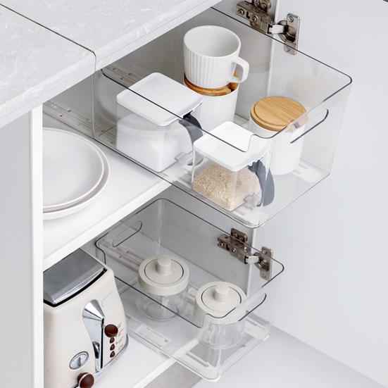 2 шт. монтажная направляющая для хранения без перфорации, простая установка, контейнер для хранения, направляющая, фурнитура, кухонные принадлежности