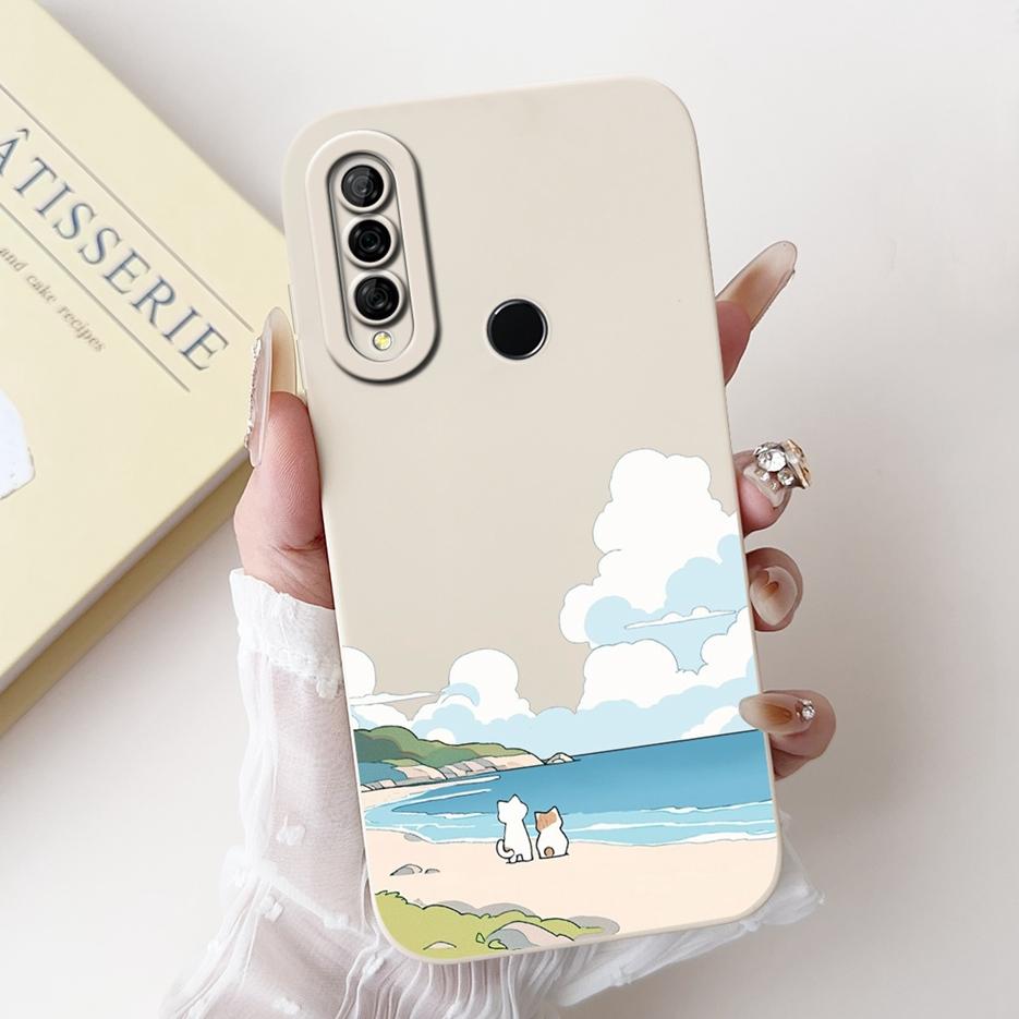 For Huawei Y6p Case MED-LX9N Stylish Candy Painted Cover Soft Silicone Phone Case For Huawei Y7p Y 6p HuaweiY6p HuaweiY7p Bumper
