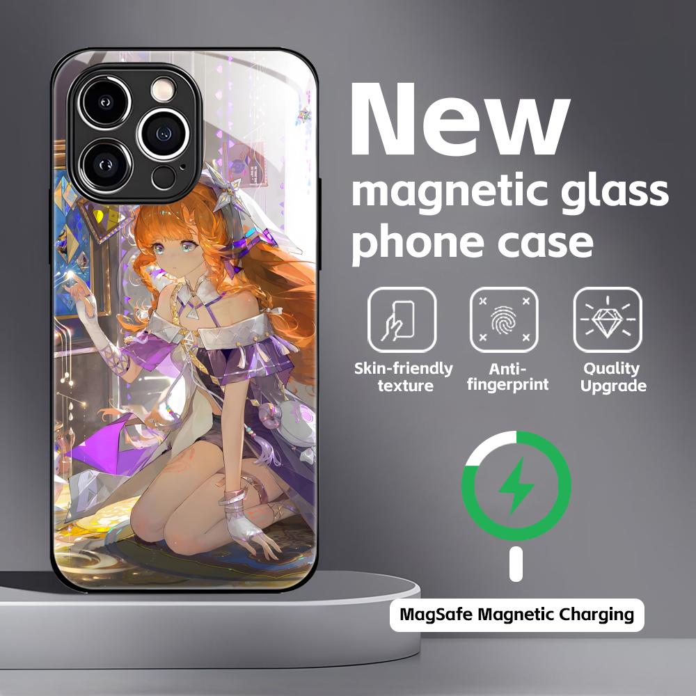 Wuthering Waves SIGRIKA Phone Case For iPhone17 16 15 14 13 12 11 X XR XS 8 Plus Mini Pro Max Glass Magnetic Case