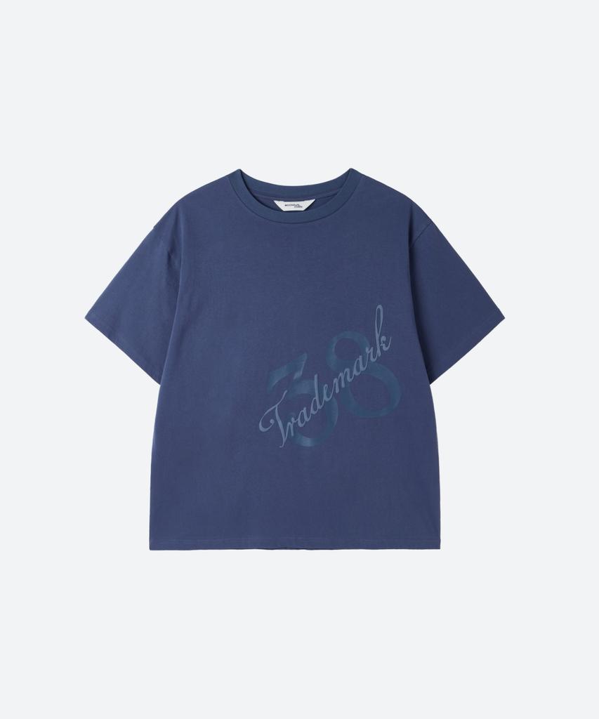 MOONSUN M.C Unisex, 38Tm Oversized T-Shirt / Navy