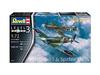 Revell 1/72 Немецкий истребитель Люфтваффе Messerschmitt Bf109G-10 против. Королевские ВВС Спитфайр Mk.V Боевой Набор, пластиковый модельный комплект 03710