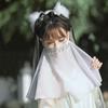 Ancient Headwear Hanfu Face Veil Crystal Chinese Hanfu Accessories  Classical Dance