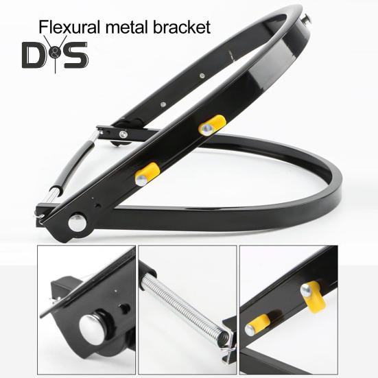 Защитный экран из стальной сетки, алюминиевая рама, регулируемый защитный экран с полным покрытием, защита от мусора и брызг, козырек для садоводства и газонокошения