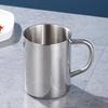 220ml Drinking Portable Stainless Steel Double Wall Mug Travel Camping Mugs Coffee Tea Milk Cup