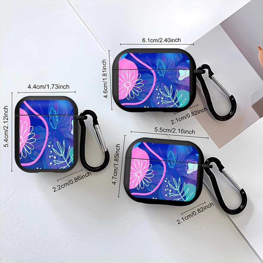 Чехол с мелкими цветочными узорами для Airpods 3 Pro3 4 Pro2 Pro 1 2 Чехлы для наушников Обложка