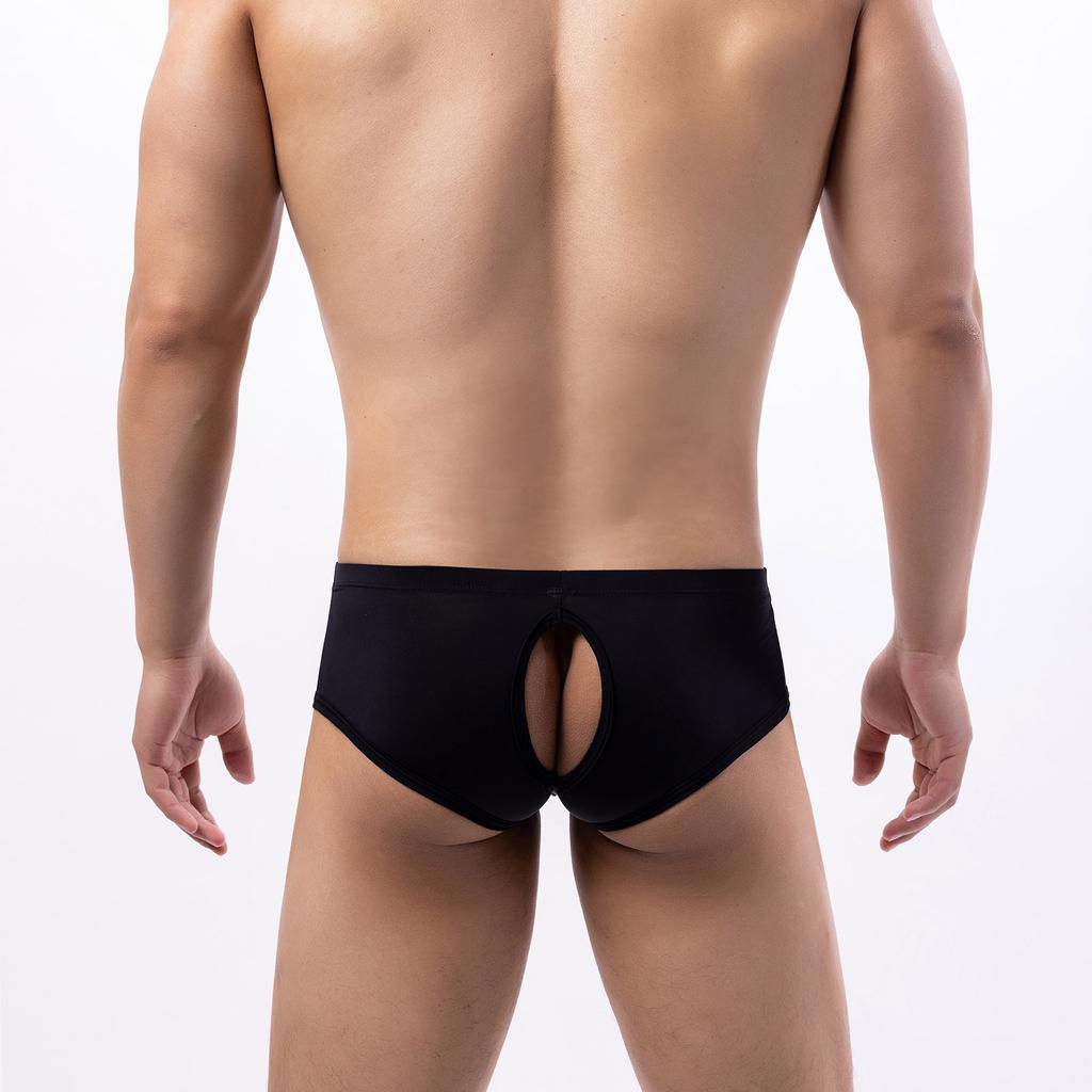 Мужские однотонные полосатые боксеры, мужское нижнее белье, дышащие мягкие трусы