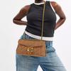 Coach Tabby 26 Logo Quilted Napa Leather Crossbody Shoulder Bag Medium Women bags Honey-Brown CP150-B4T7J