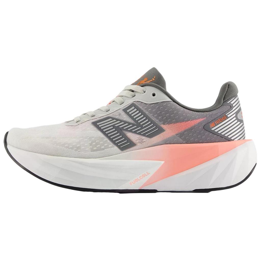New Balance Кроссовки FuelCell Rebel v5 TCS Нью-Йоркский марафон 2025 Мужские Серый Грейпфрут Серое вещество MFCXNY5