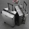 Aluminum Frame Large Capacity Business Suitcase with Universal Wheels for Men and Women