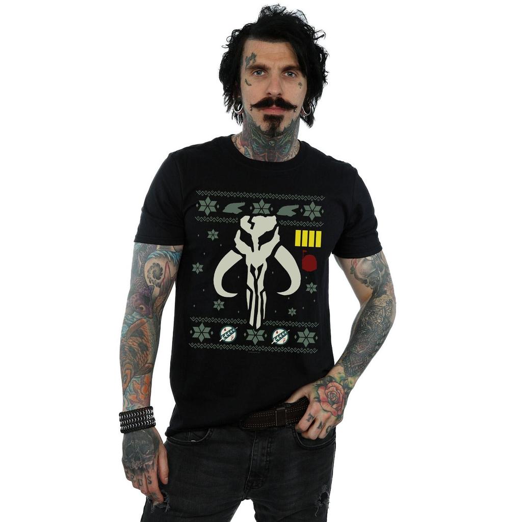 Star Wars Mens Christmas Bantha Skull T-Shirt