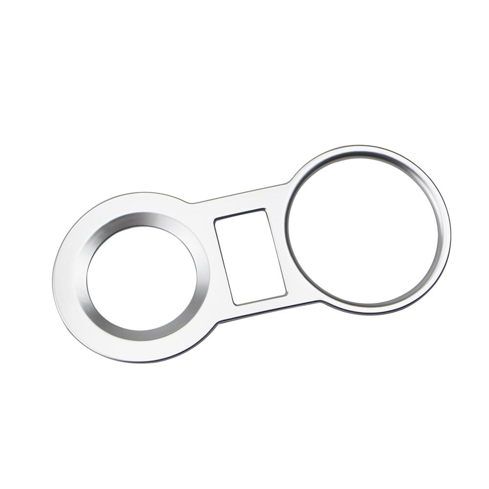 Car Cup Holder Trim Sticker for Peugeot 3008 2011 - 2015 Center Console Water Cup Frame Decorative Bezel Cover Accessories