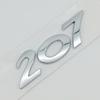 3D ABS Car Stickers Chrome Black Logo 308 408 508 206 207 301 307 Emblem Badge For Peugeot Rear Trunk Sticker Decal Accessories