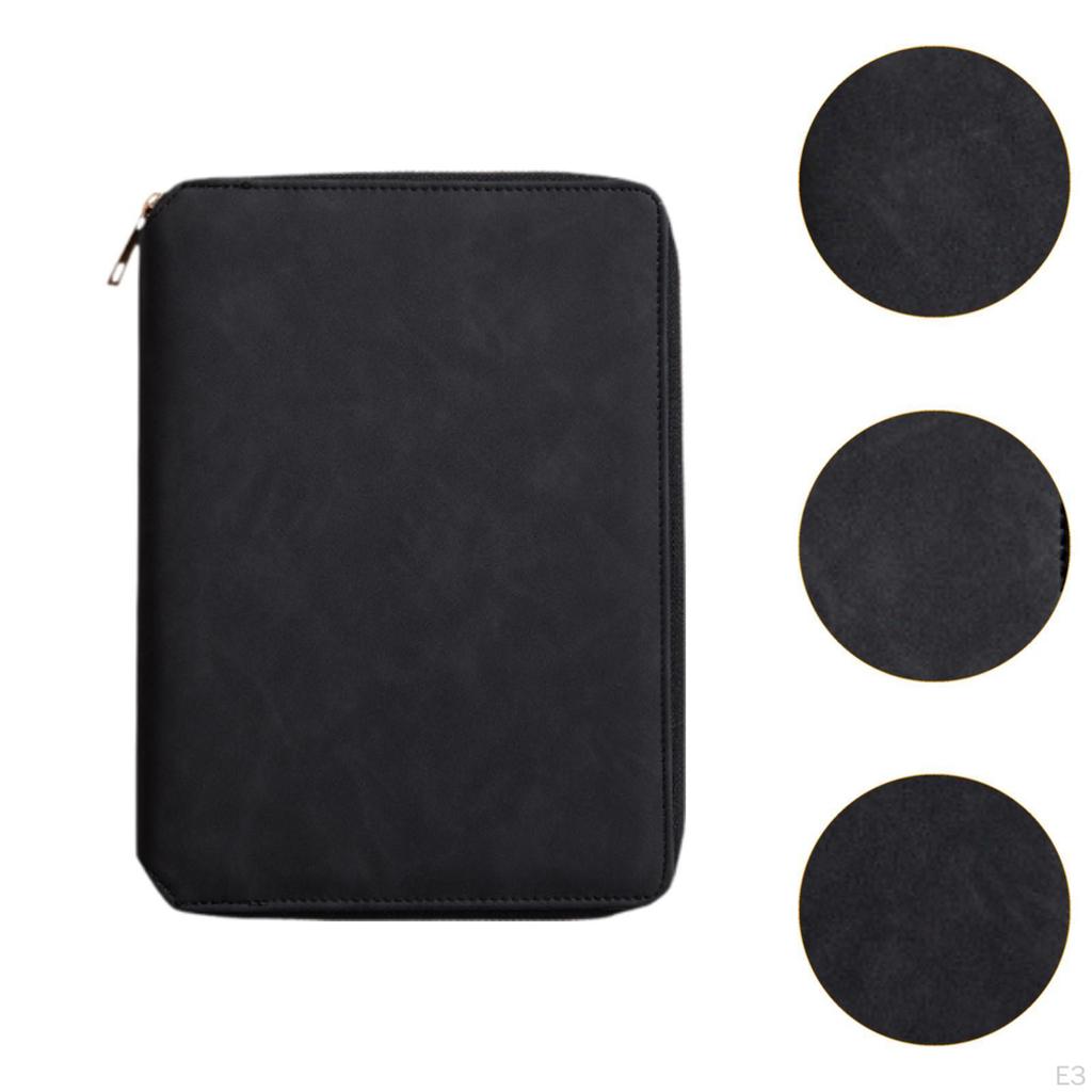 Блокнот формата А5 на молнии с 6 кольцами, папка для подарков на день рождения, журнал для встреч и путешествий