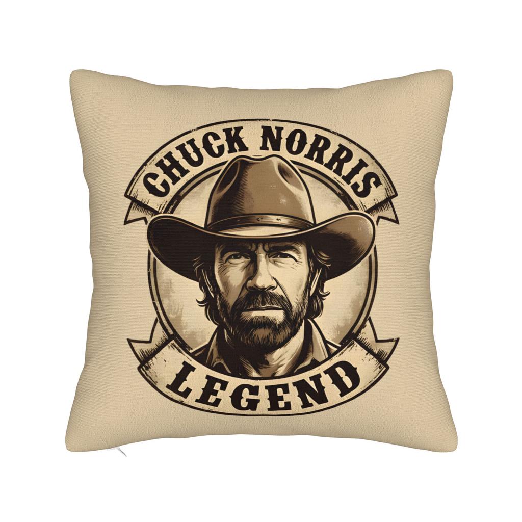 Remember Chuck Norris Throw Pillow Cover Polyester Decorative Pillow Creative Pillowcase