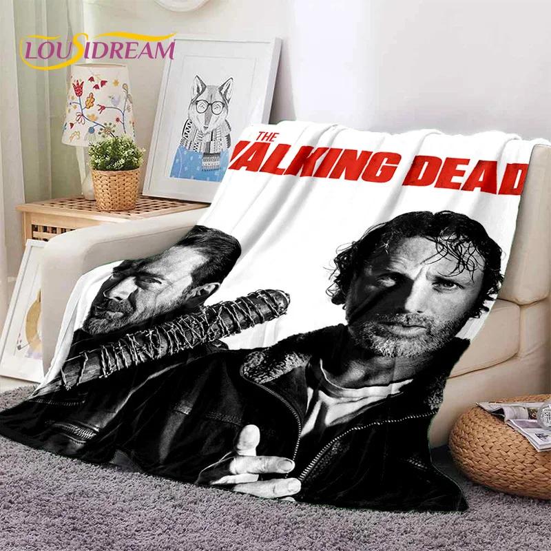 Ходячие мертвецы Линкольн TWD Мягкое фланелевое одеяло для кроватей Спальни Дивана Пикника, Плед для Накрытия на Улице Отдыха Дневного Сна Подарок