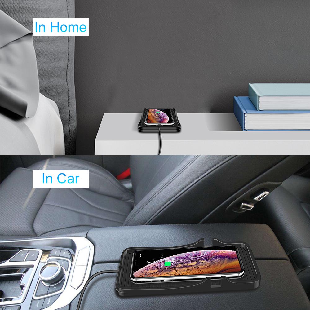 Car Wireless Charger Qi Charging Pad Holder Stand for iPhone XS MAX XR 8 Plus X XS 11 Pro SE 2020 Samsung Galaxy S10 E Plus S21 S20 S9