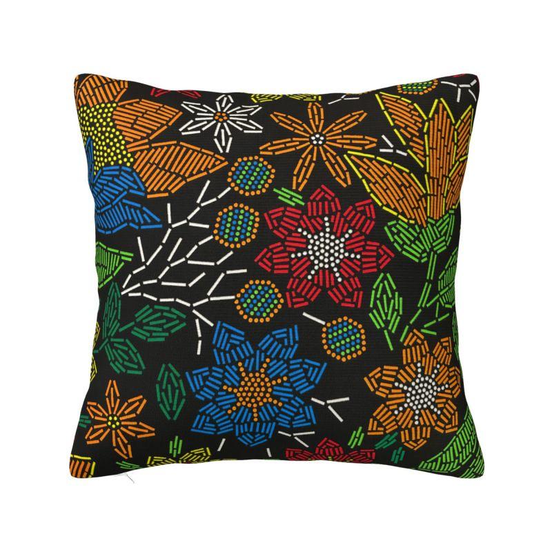 African Ethnic Ankara Style Cushion Cover x cm Polyester Soft Throw Pillow Case For Sofa Seat Decoration Bedding Pillowslip