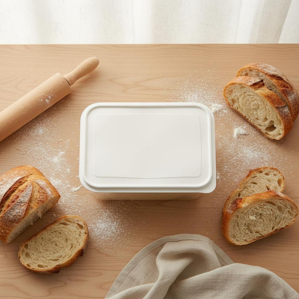 Bread-Making Proofing Box Airtight Closure Bread-Making Fermentation Box Bread Fermentation Container Transparent Design