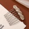 1PCS Elegant Acetate Bowknot Twist Hair Comb Princess Side Hair Clip Bangs Clip Hair Style Accessories