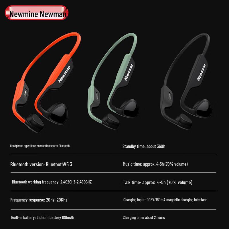 Newmine H81 Bone Conduction Sports Headphones