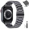 Luxury Metal Strap for Apple Watch Band 8 7 45mm 41mm Stainless Steel Bracelet iWatch Ultra 49mm 6 5 4 3 SE 44mm 42mm 40mm Accessories