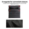 Fashionable Magnetic Hanging Car Garbage Bag PU Leather Waterproof Trash Can Back Seat Storage Pocket Interior Accessories