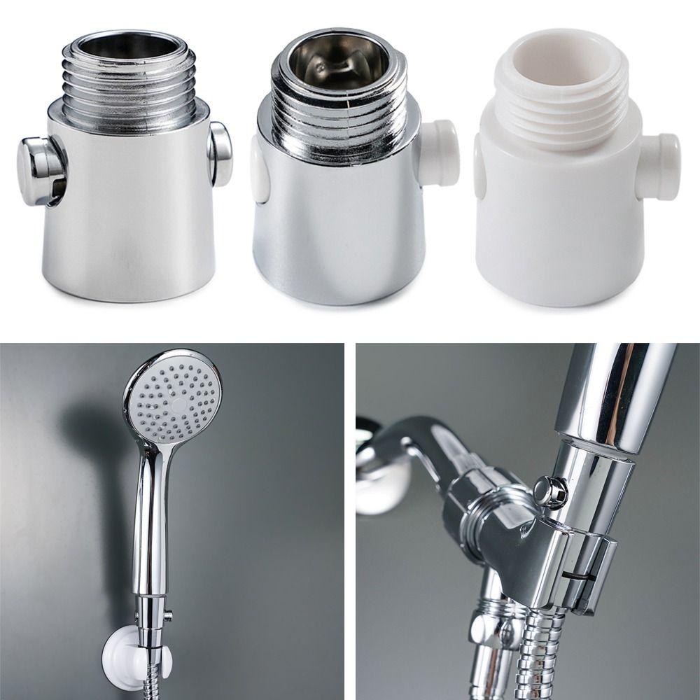 ABS Sprayer Shut-Off Switch Flow Regulator Water Stop Valve Shower Head Arm Diverter Shut-Off Valve
