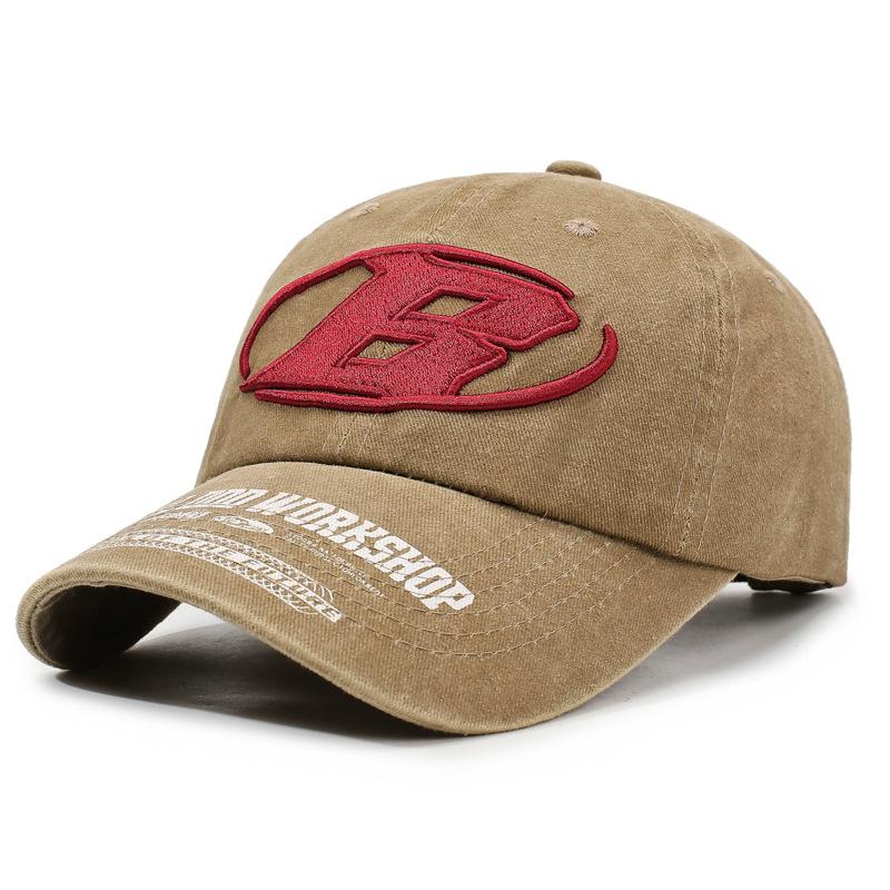 Spring and Autumn New European and American Fashion Soft Top Cap Couple Street Retro Washed Old Outdoor Leisure Baseball Cap