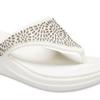 Crocs Женские шлепанцы на танкетке Monterey Diamante Oyster 206343 174