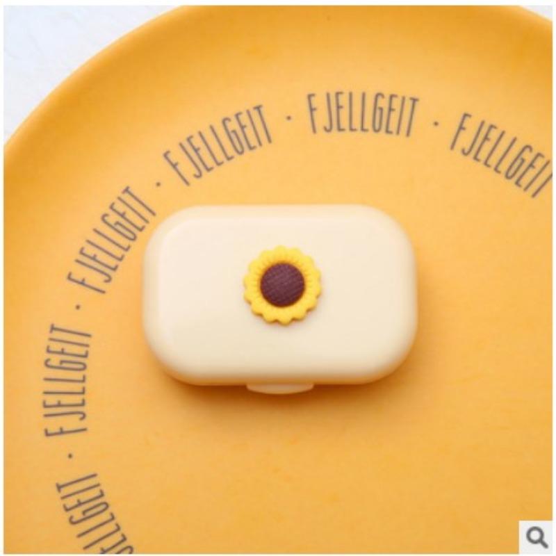 1 шт. Ins Letter Print Футляр для контактных линз Коробка-компаньон для контактных линз Beauty Eye Box Портативная коробка для контактных линз с зеркалом и пинцетом