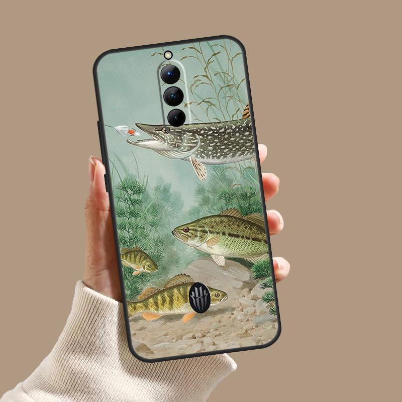 Кейс для приманок для рыбалки Art Fishing Case Для ZTE Nubia Red Magic 10S 9S 8S 8 9 10 11 Pro Plus 6 7 6S 7S Pro 5G 6R 10 Air Чехол
