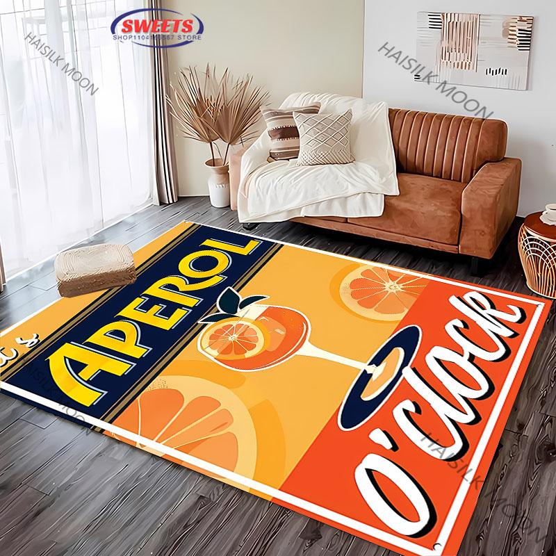 1PC Fashion Band A-Aper0l Carpet Indoor Floor S-Spritz Mat for Bedroom Living Room Kids Room, Office Large Area Decorative Rug